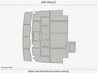 EVA Pads for Viking 52 Swim Platform Cockpit Boat (2005) - Faux Teak Deck
