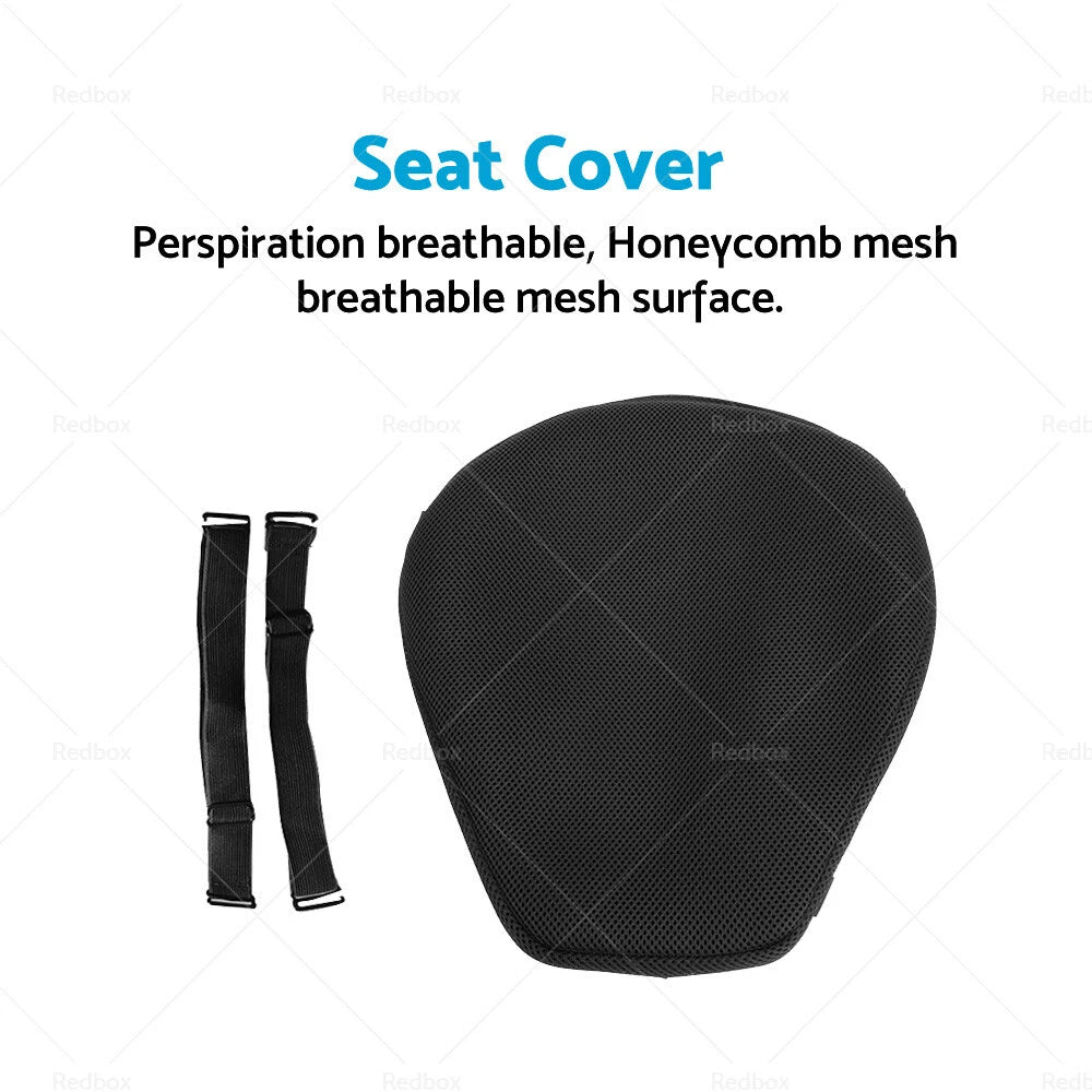Universal Motorcycle Seat Cover Black Mesh (1970–1980)