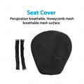 Universal Motorcycle Seat Cover Black Mesh (1970–1980)
