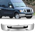 Chrome Steel Front Bumper Face Bar for Nissan NV1500 NV2500 NV3500 (2012–2021)