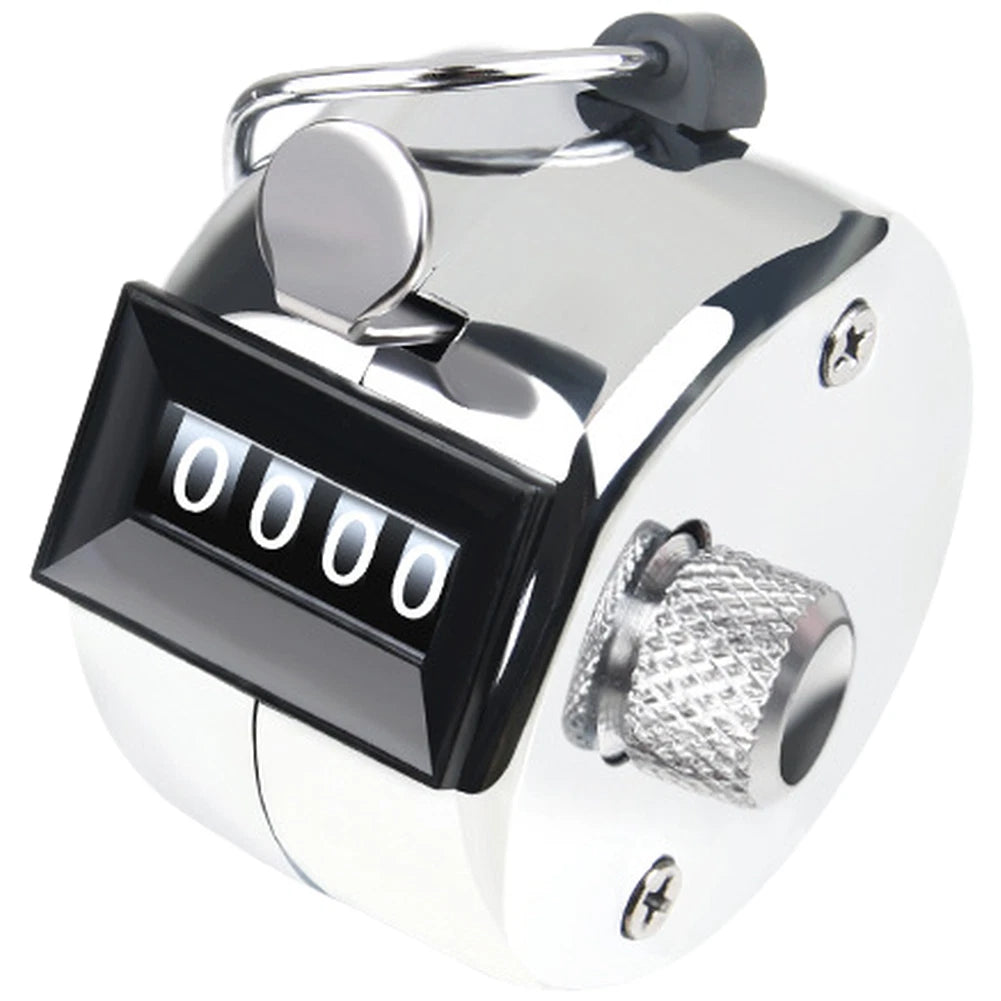 Metal Tally Counter 0-9999 for Manual Press Counting Tool