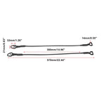 Pair Rear Tailgate Cables for Dodge Ram 1500 2500 3500 (2010–2023) 55276074AC