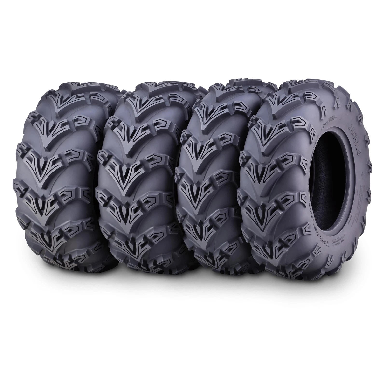 Set of 2 Free Country ATV Tires 25X8R12 25X10R12 8Ply Radial All Terrain