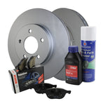 Front Brake Kit 303mm Disc Rotors & Bosch Ceramic Pads for Escape Tribute Mariner (2001–2012)
