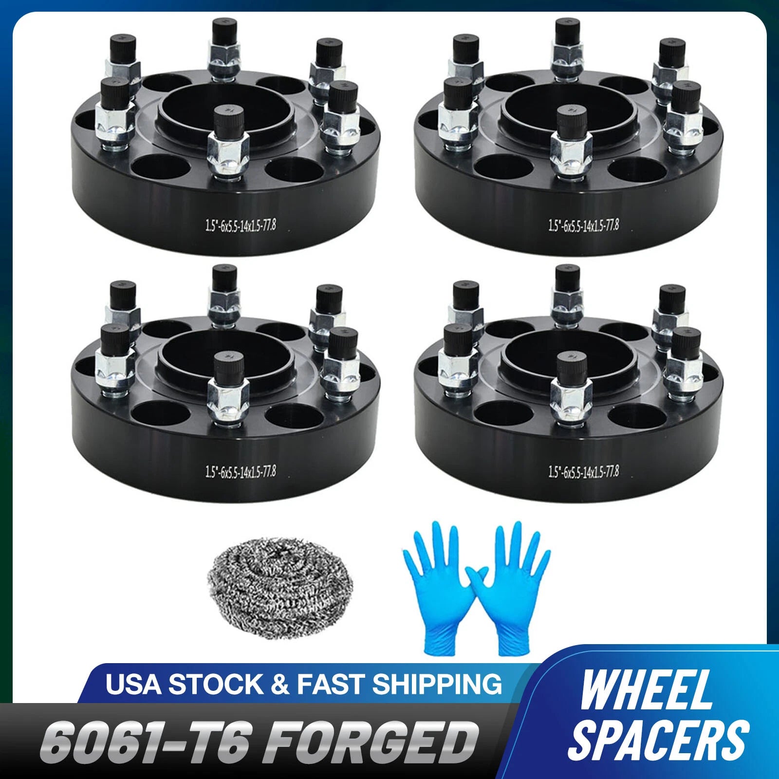 Set of 4 Wheel Spacers 1.5" for Ram 1500 (2019–2023)