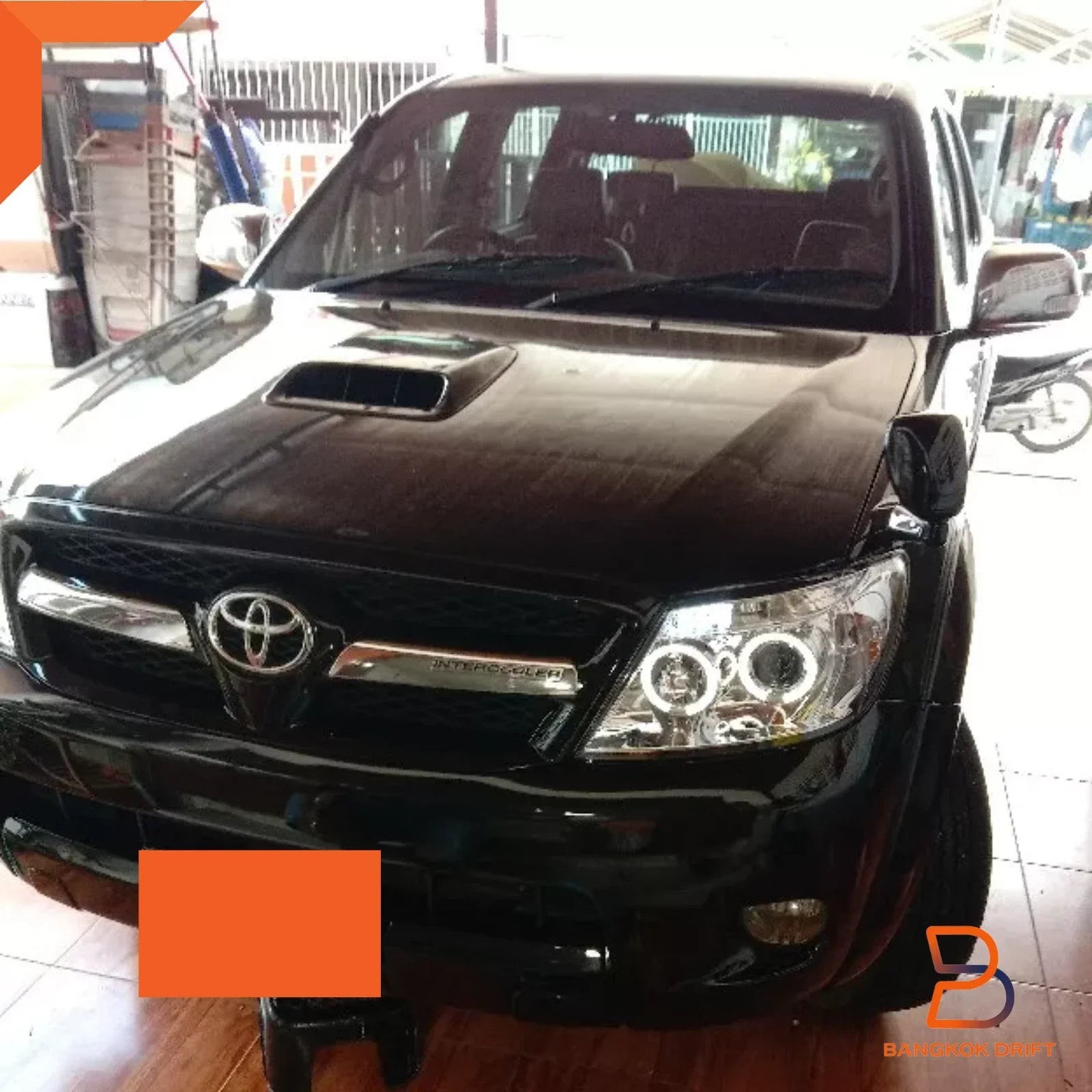 Chrome LED Projector Headlights for Toyota Hilux MK6 Vigo Pickup (05-11)