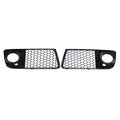 Glossy Black Honeycomb Fog Light Grille for Audi TT (2009-2014)