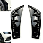 Front Wheel Air Vent Hood Fender Cover Trim for Benz GLC-Class (2020) Gloss Black
