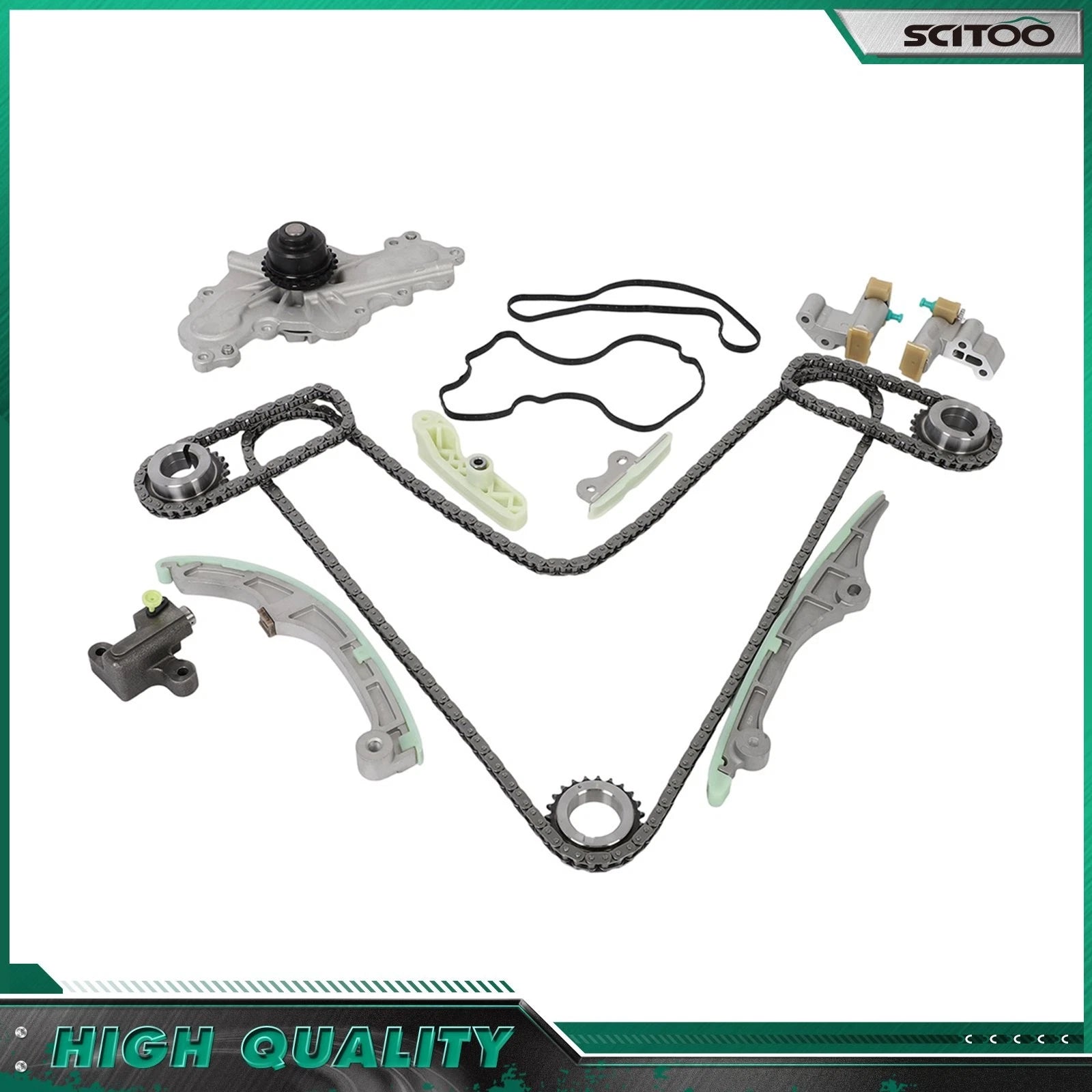 Timing Chain Kit for Ford Edge Flex Fusion Taurus Lincoln MKS Mazda CX-9 (2008–2010)