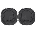 Set of 2 Rear Matte Black Rim Caps for Polaris Ranger Crew SP 570 (2022–2025) 1524066-458