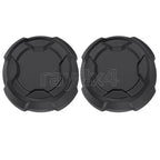 Set of 2 Rear Matte Black Rim Caps for Polaris Ranger Crew SP 570 (2022–2025) 1524066-458