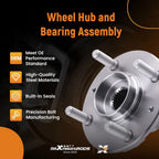 Front Wheel Hub Bearings Assembly for Hyundai Accent (2012-2017)