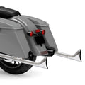 Chrome 39" Fishtail Slip On Exhaust Pipe for Harley Touring Road King (1995–2016)