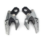 Grey CNC Rear Fork Chain Adjuster for Honda CB650F (2014-2018)
