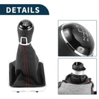 5 Speed Gear Shift Knob with Cover for Volkswagen Passat (2005–2011) Faux Leather