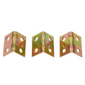 Angle Bracket for Stainless Steel Table Fastener 4 Holes 90 Degree