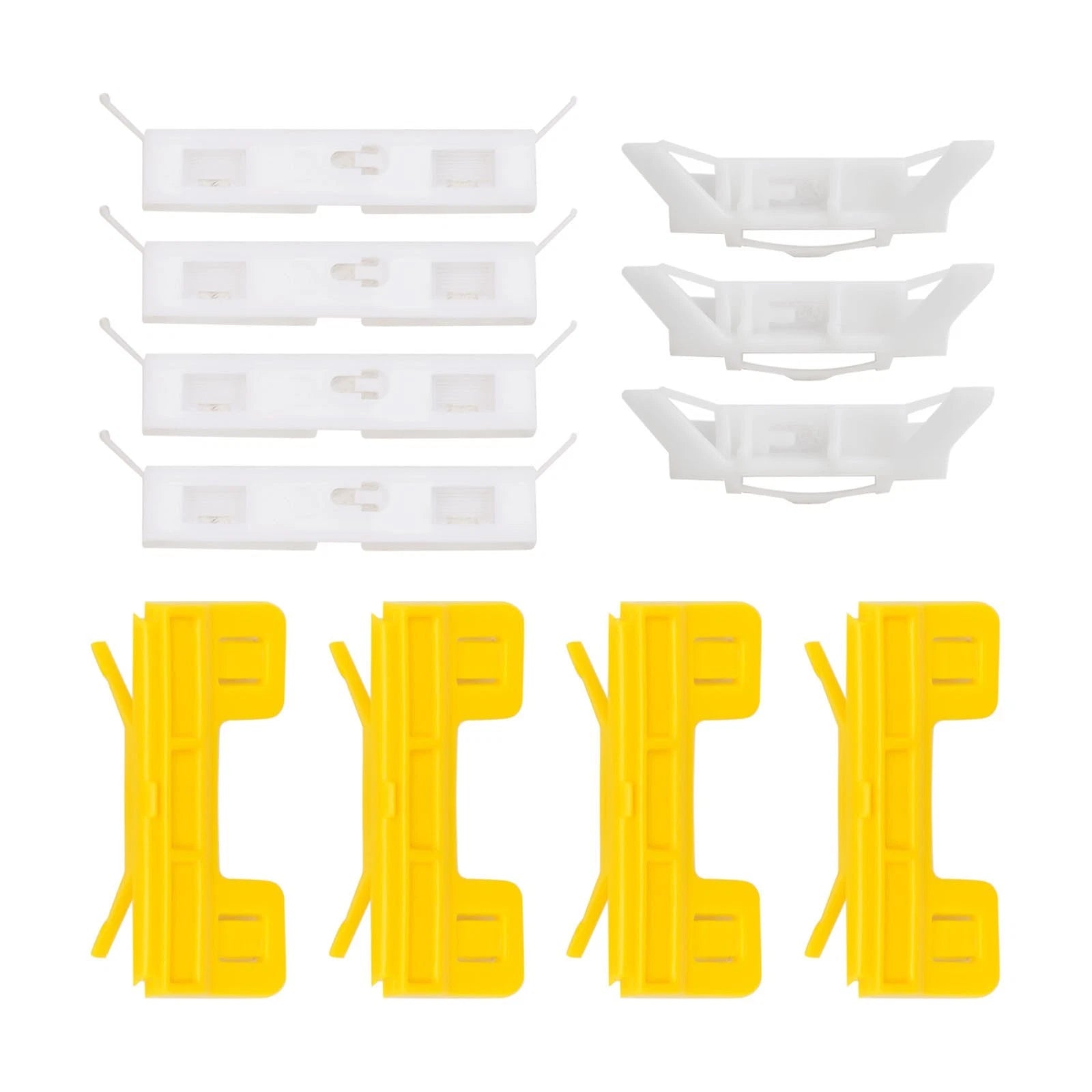 Molding Clips Set of 3 Fasteners 6.2cm X 2.7cm, 6cm X 1cm, 7cm X 1.5cm