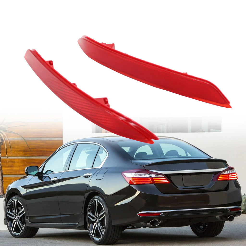 Rear Bumper Reflector Set of 2 for Honda Accord (2016–2017)