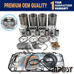 4TNV106 Overhaul Rebuild Kit for Yanmar 4TNV106T-XTBL1 (Takeuchi TL150)