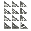 12pc Antique Bronze Corner Protectors for Scrapbook Album Edge Cover