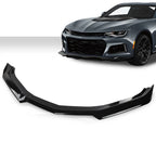 Front Bumper Lip Splitter for Chevrolet Camaro (2016–2021) Gloss Black