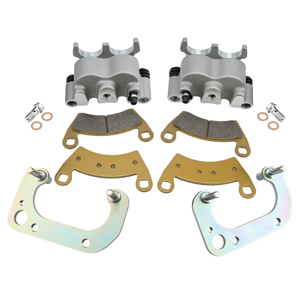 Front Brake Calipers & Pads for Polaris Ranger Crew 500 570 700 (2015–2021) 1912123 1912124