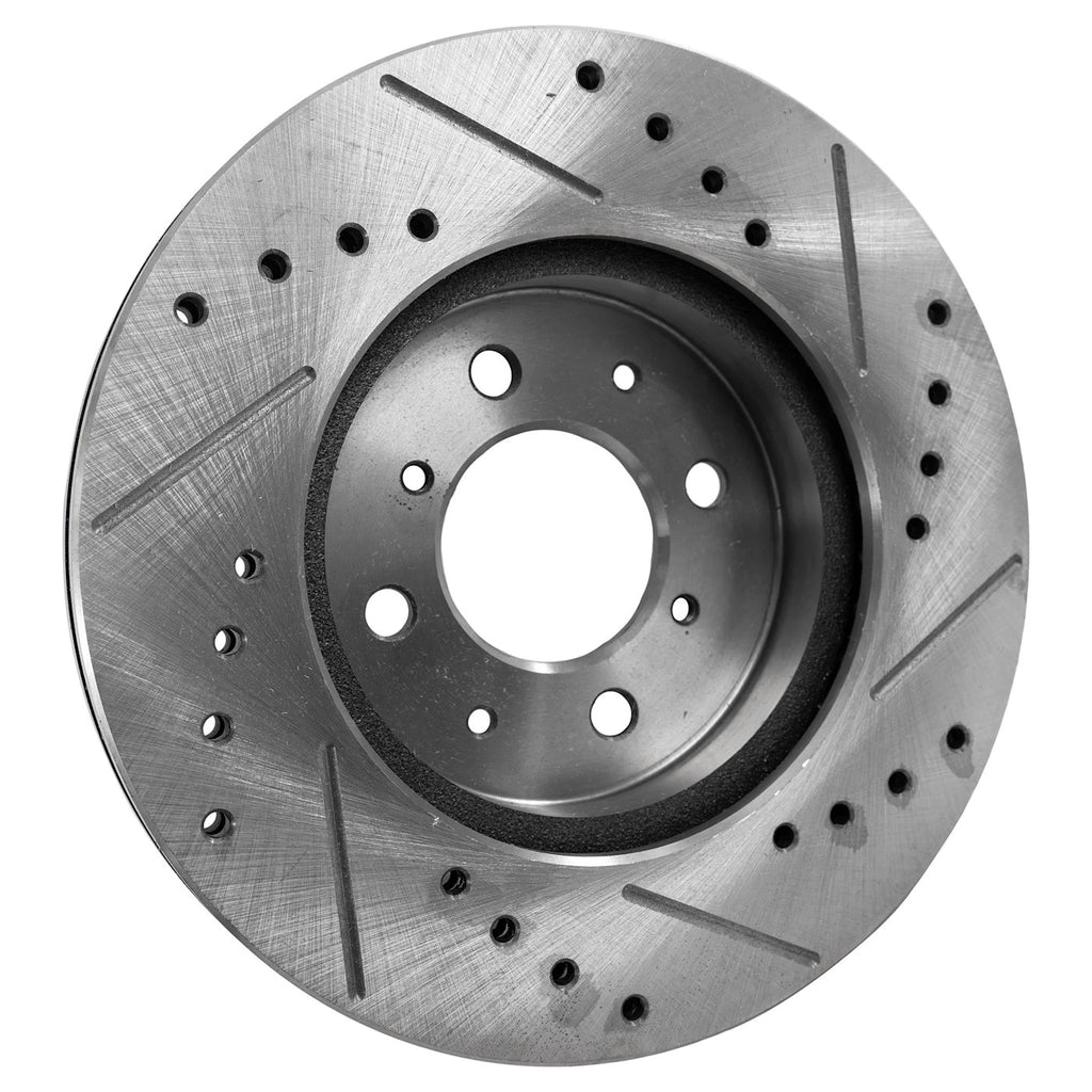 Disc Brake & Pad Kit for Acura Integra (1994–2001) Cross-Drilled