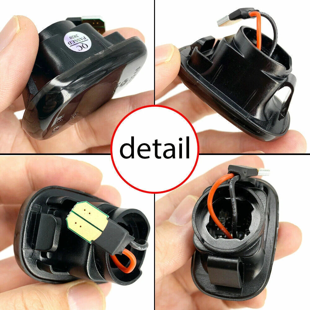 Sequential Amber LED Side Marker Lights for Toyota Supra (1993–1998)