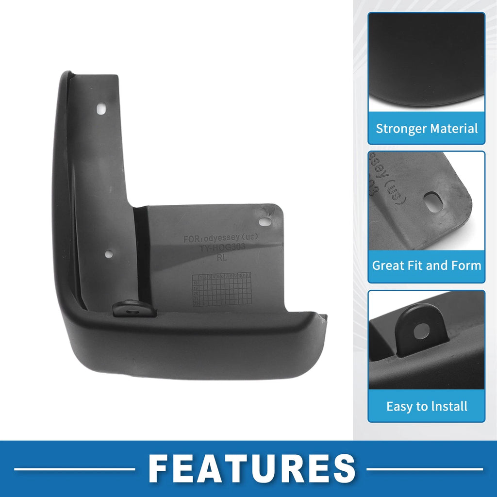 Mud Flap Splash Guard for Honda Odyssey (2018–2022)