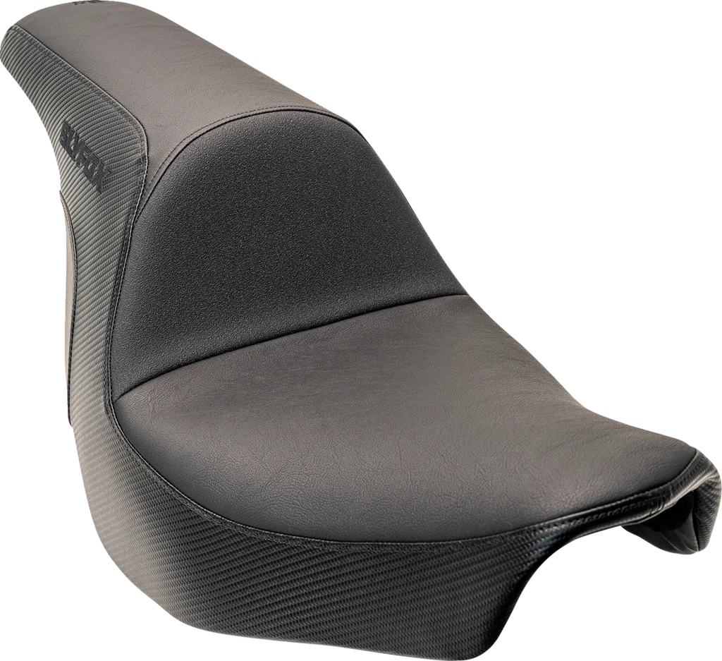 Lowrider Drifter Seat for SLYFOX (Black Logo, Smooth Vinyl, Carbon Fiber)