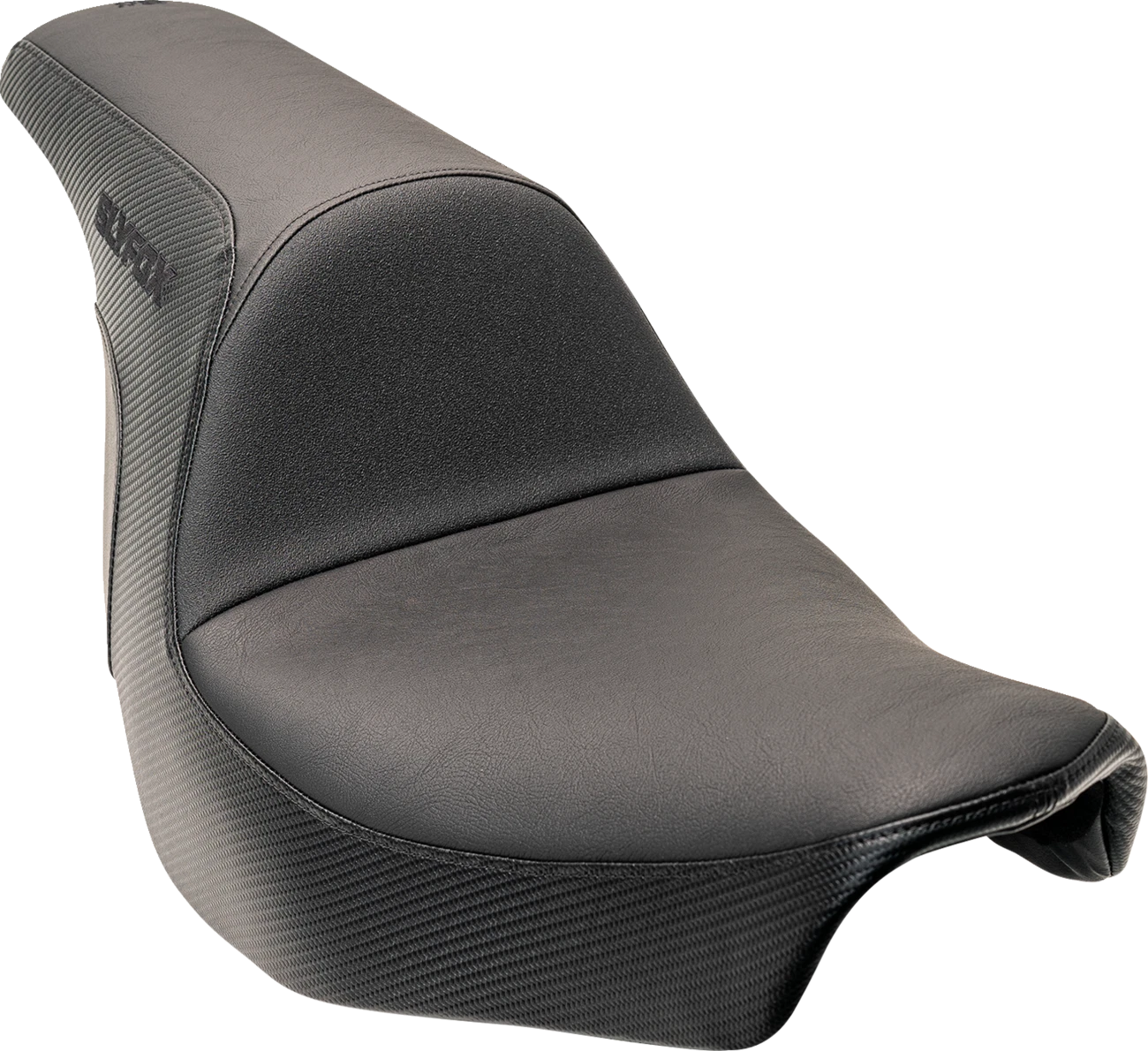 Lowrider Drifter Seat for SLYFOX (Black Logo, Smooth Vinyl, Carbon Fiber)
