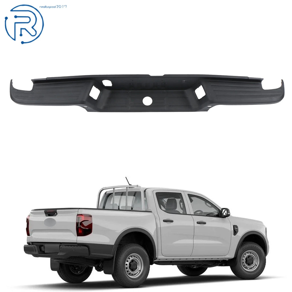 Rear Bumper Step Pad for Ford Ranger (2019-2022) Black with Holes