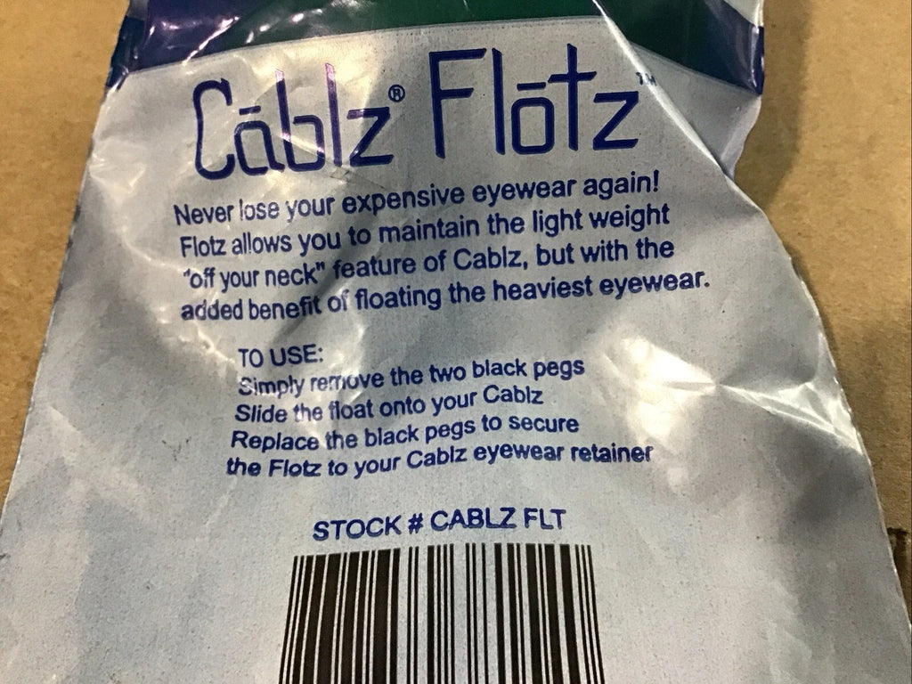 Cablz PBZFLT Flotz Eyewear Retainers for Eyewear Yellow (New Old Stock)