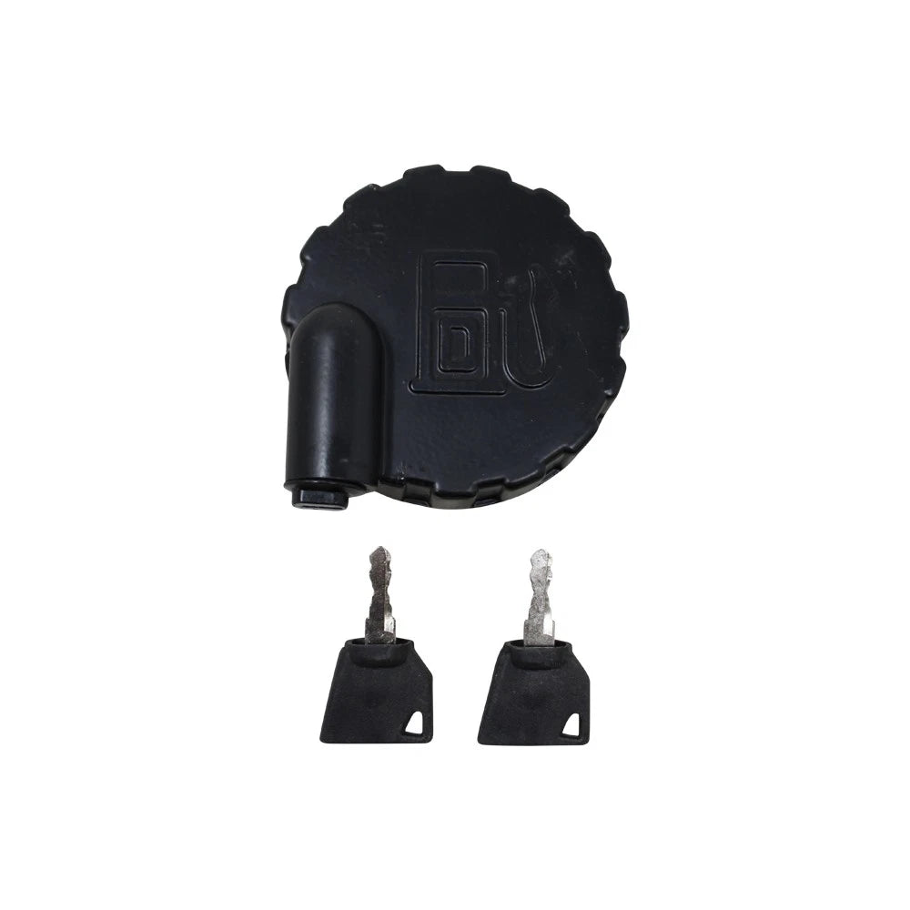 Diesel Fuel Cap with 2 Keys for JCB Backhoe (Fits 123/05892 331/33064 33/45908)