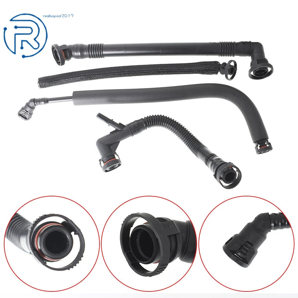 PCV Crankcase Vent Valve & Breather Hose Kit for BMW E46 Z4 X3 3 Series (2000–2006)