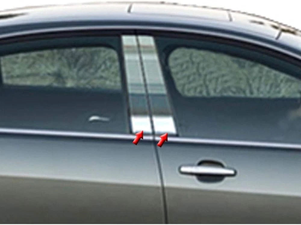 4pc. Luxury FX Stainless Steel Pillar Post Trim for 2014-2018 Chevy SS