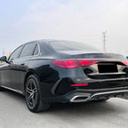 Rear Side Spoiler Canard Cover Trim for Benz E-Class W214 (2024) Carbon Look