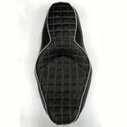 Custom 2-Up Check Style Seat for Harley FLHR FLHX (2007–2015)