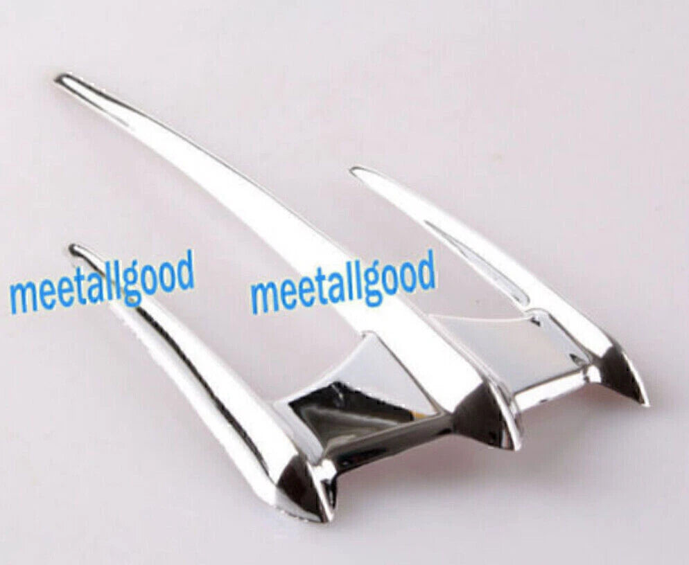 Chrome Fairing Trunk Lid Accents for Honda Goldwing GL1800 (2001–2011)
