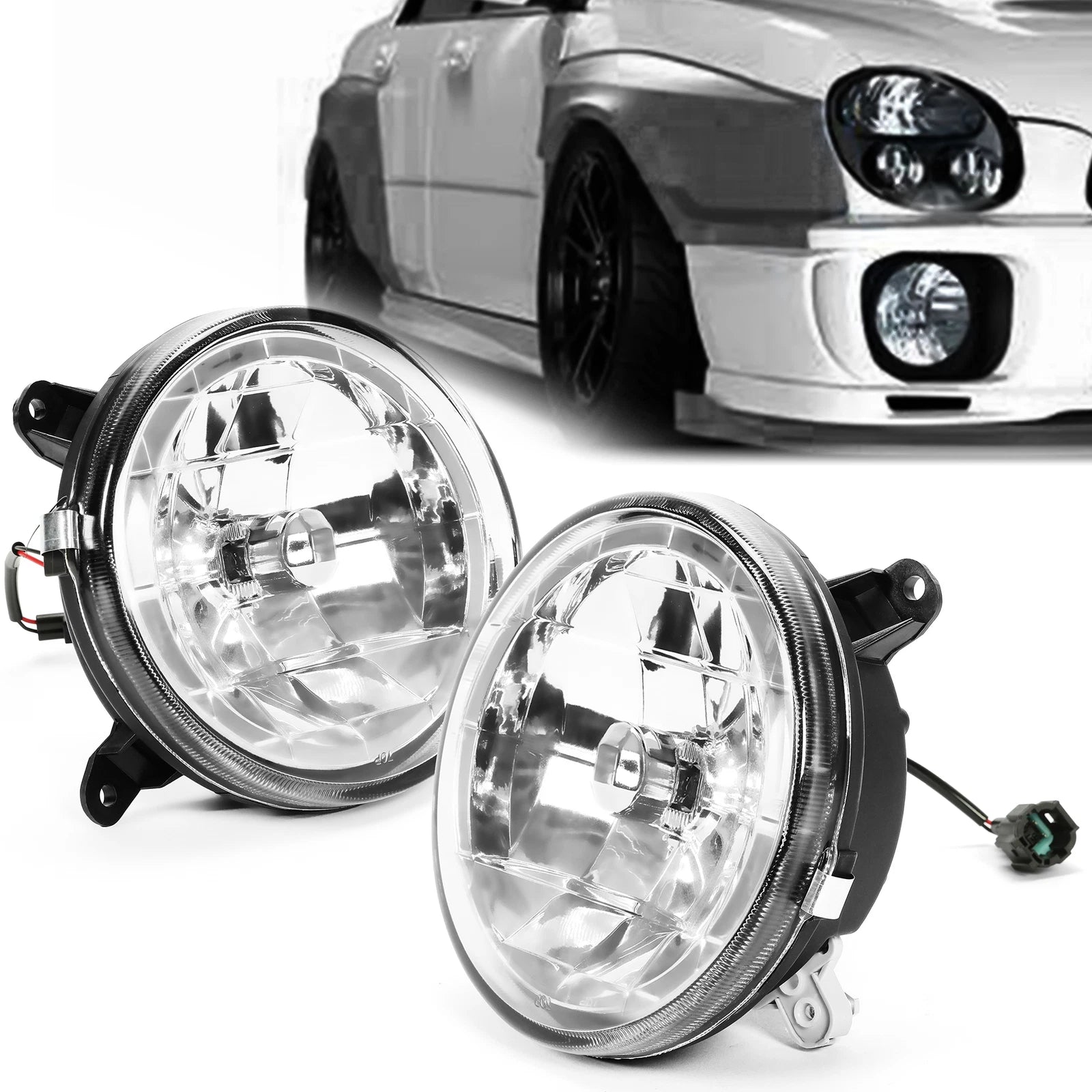Fog Light Lamp Set for Subaru Impreza (2002–2003) with Bulb SU2593106 SU2592106