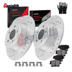 320mm RWD Rear Brake Rotors & Pads for Dodge Charger Challenger (2006–2020)