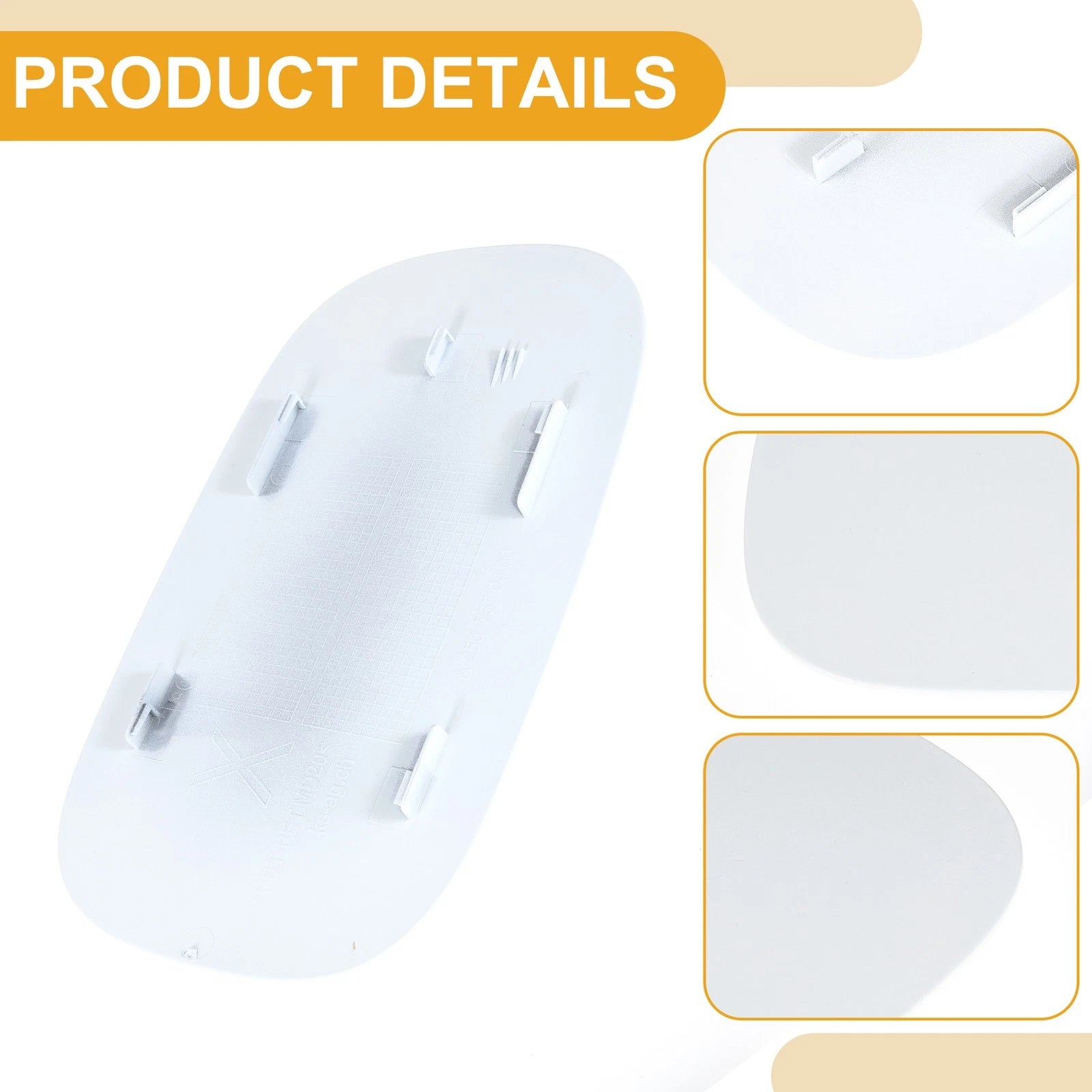 Fuel Tank Door Cap for Mercedes-Benz C253 (2016–2019) Fuel Filler Flap Cover White