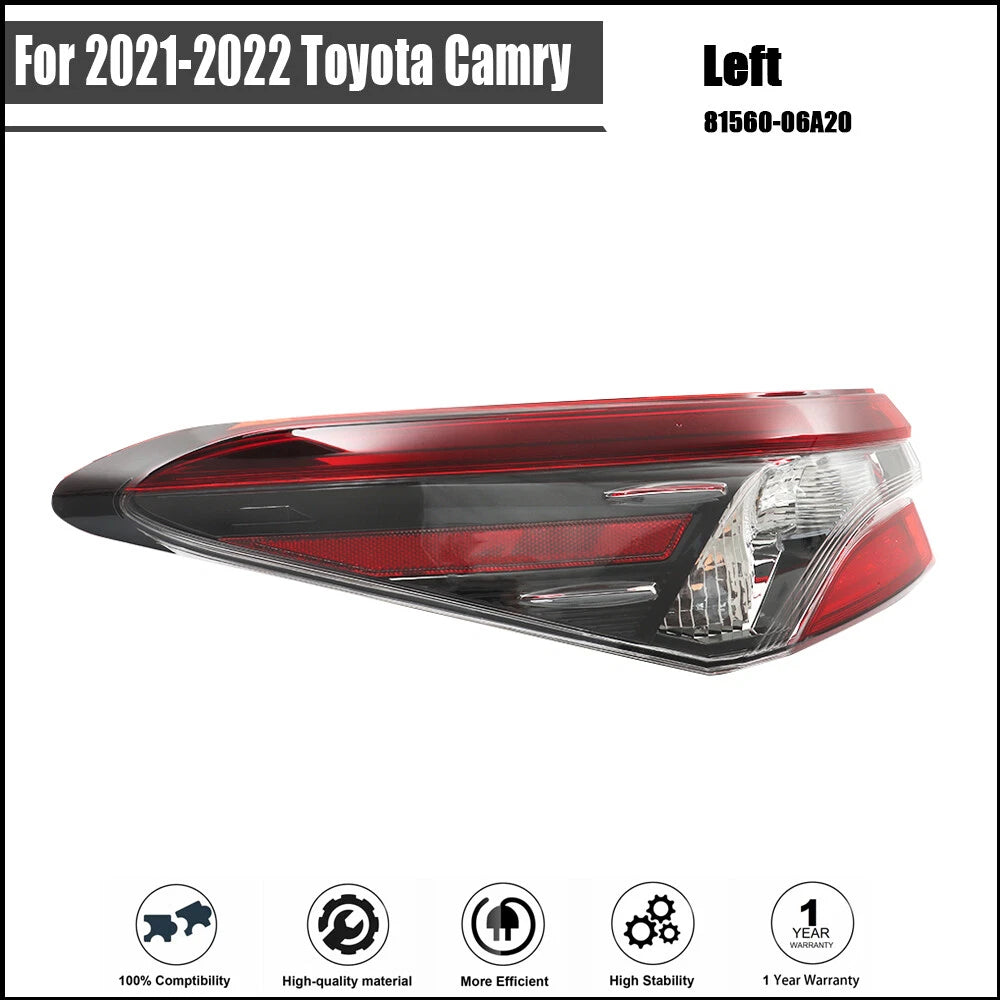 Halogen Tail Light Lamp for Toyota Camry (2021–2022)