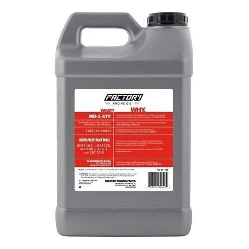 2X Factory Racing Oil 214799 ATF MD-3 for Automatic Transmission (5 Gal)