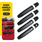 Gloss Black Door Handle Covers for Chevy Silverado 1500 (2019–2024)