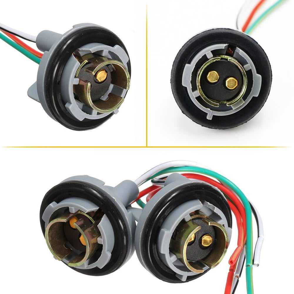 1157 LED Bulb Socket for Car Turn Signal Tail Stop Light