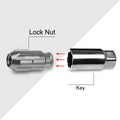 20Pc M12X1.5 Gunmetal JDM Open End Bulge Spline Wheel Lug Nut Set