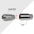 20Pc M12X1.5 Gunmetal JDM Open End Bulge Spline Wheel Lug Nut Set