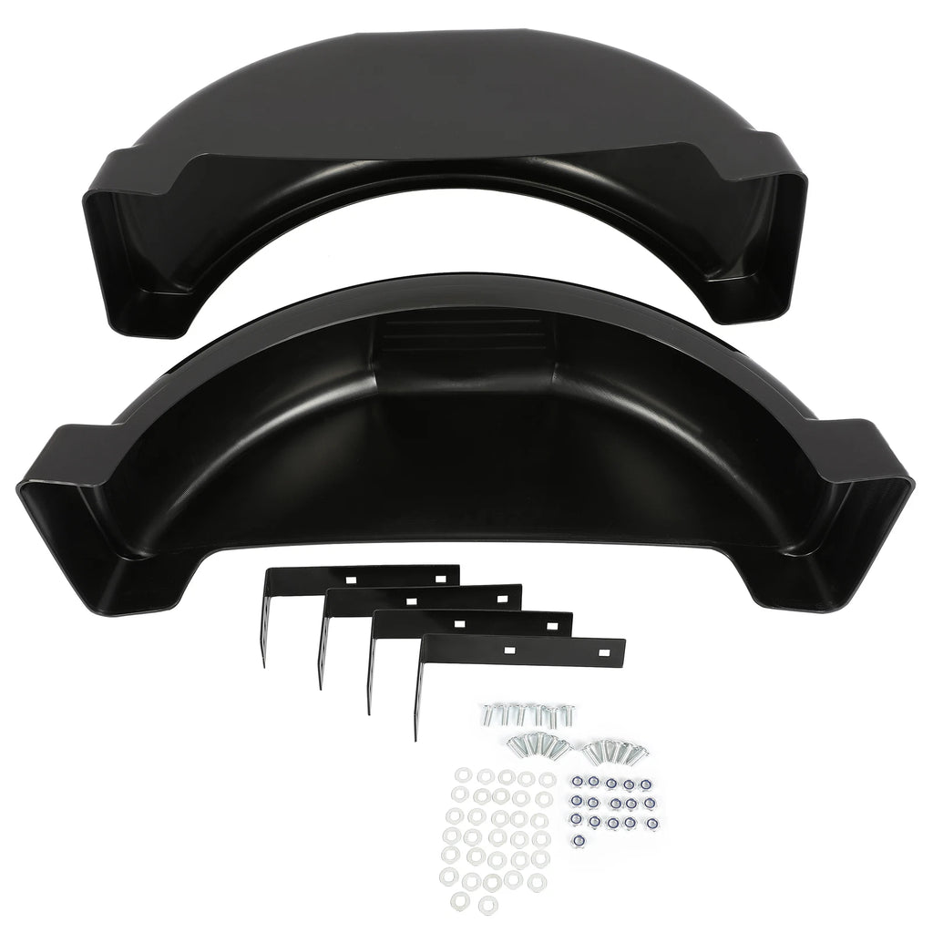 Set of 2 Trailer Fenders for Single Axle Trailers (13" Wheels)