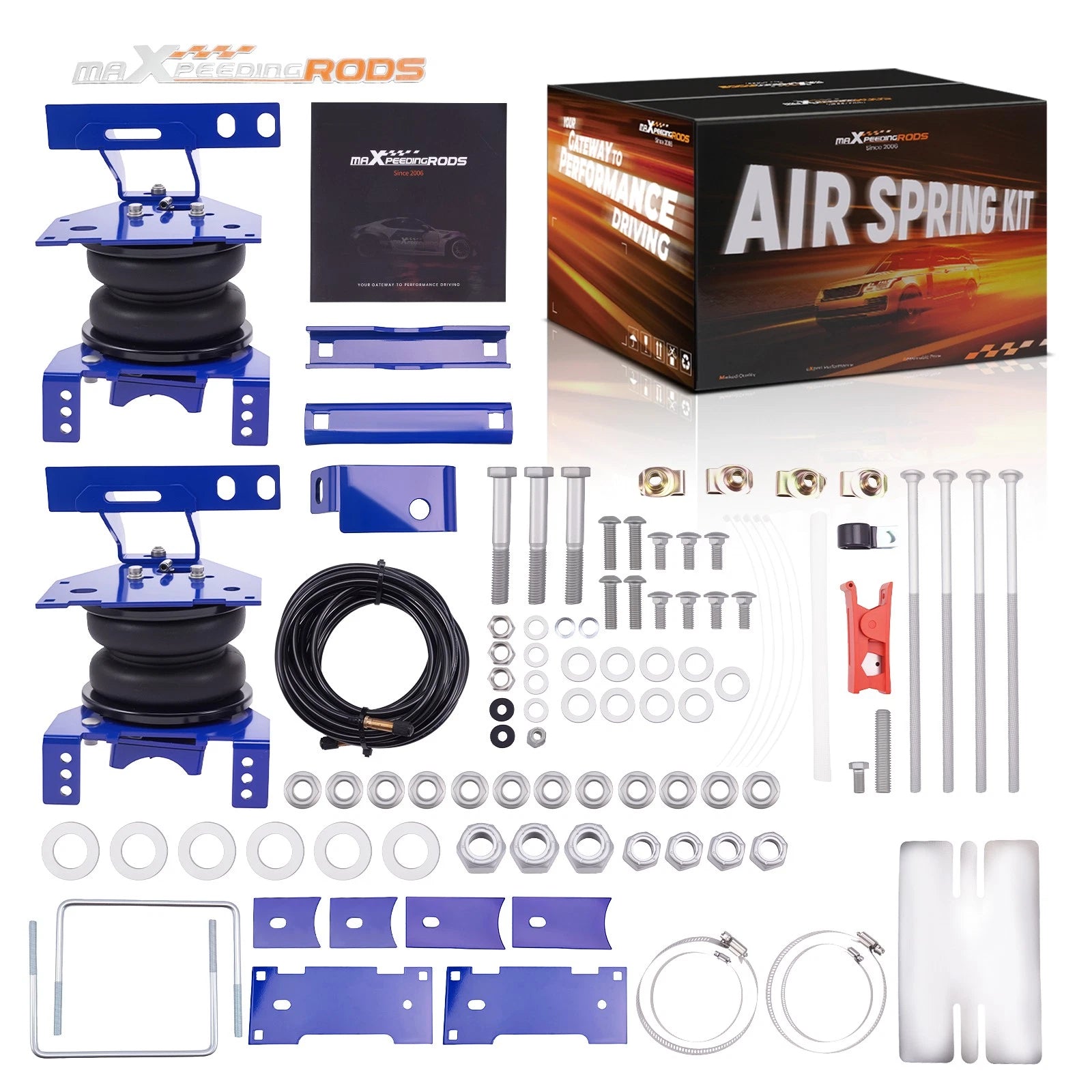 Rear Air Helper Spring Leveling Kit for Ford F-250 F-350 4WD (2023–2026)